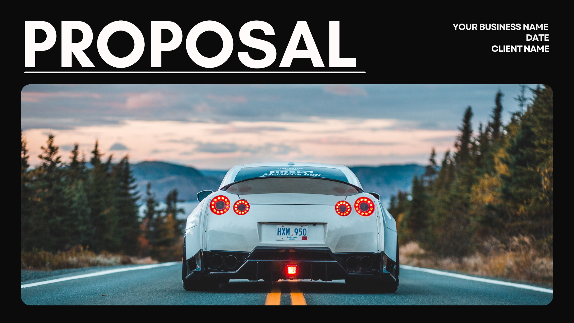 General PROPOSAL Black