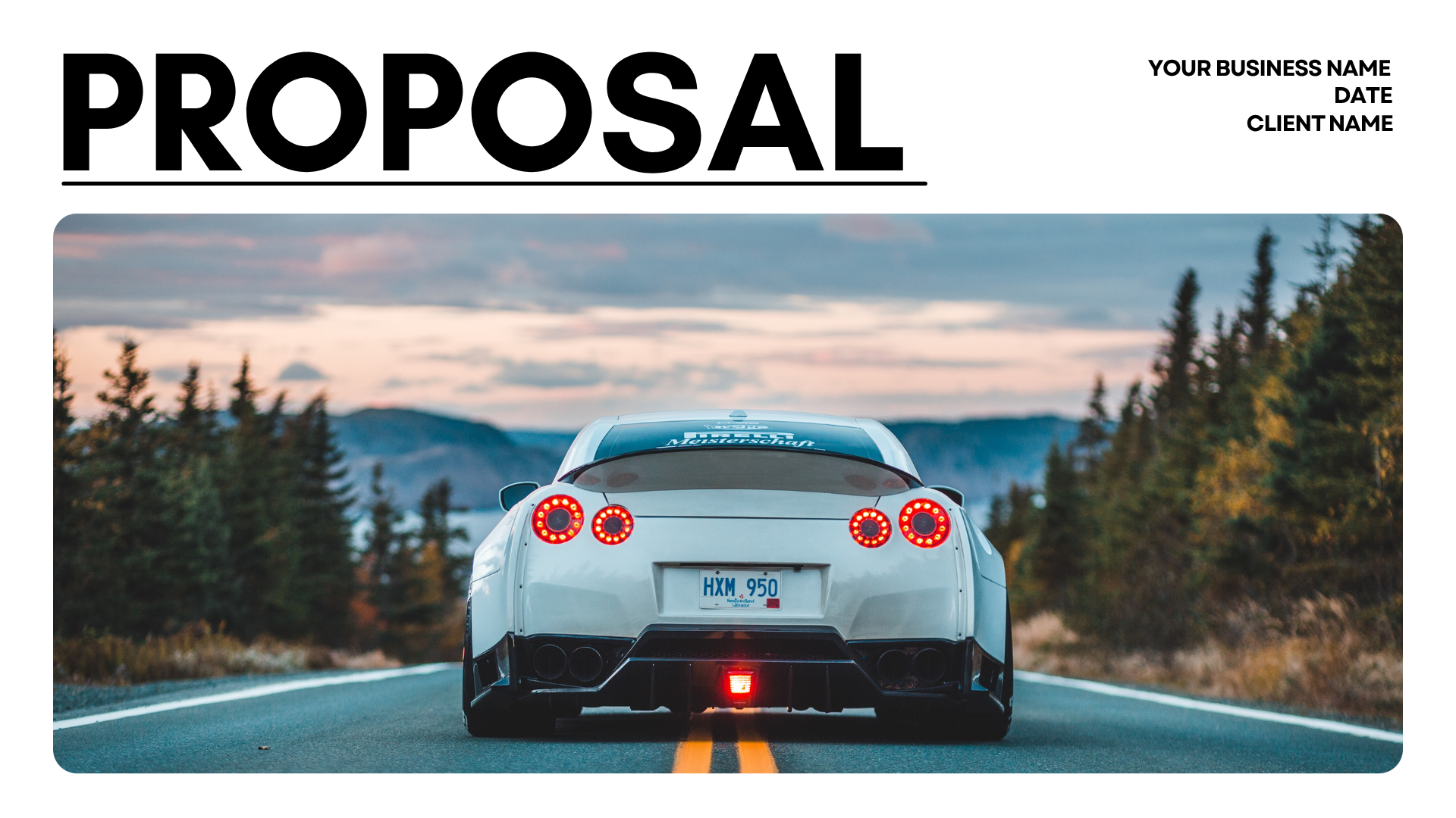 General PROPOSAL White